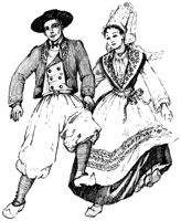 Breton Folk Dancers