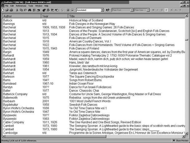 Program for cataloging and indexing