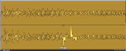 Spectral cleaning example