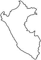 Outline Map of Peru