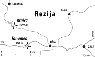 Map of Resija