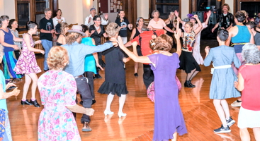 New Mexico August Folk Dance Camp dancers