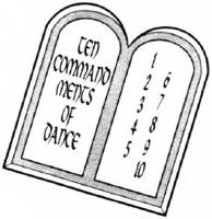Ten Commandments for Folk Dancers